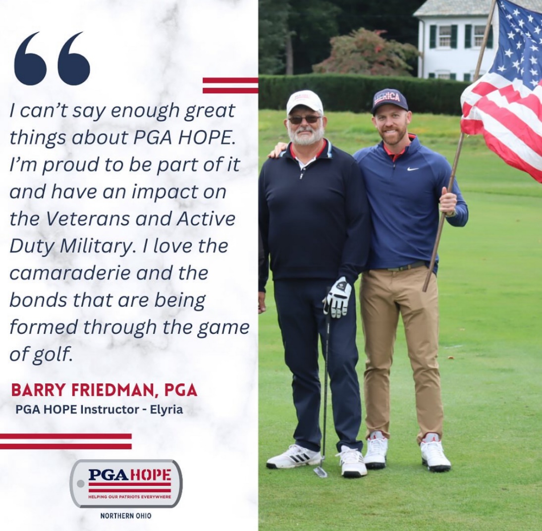 PGA HOPE testimonial