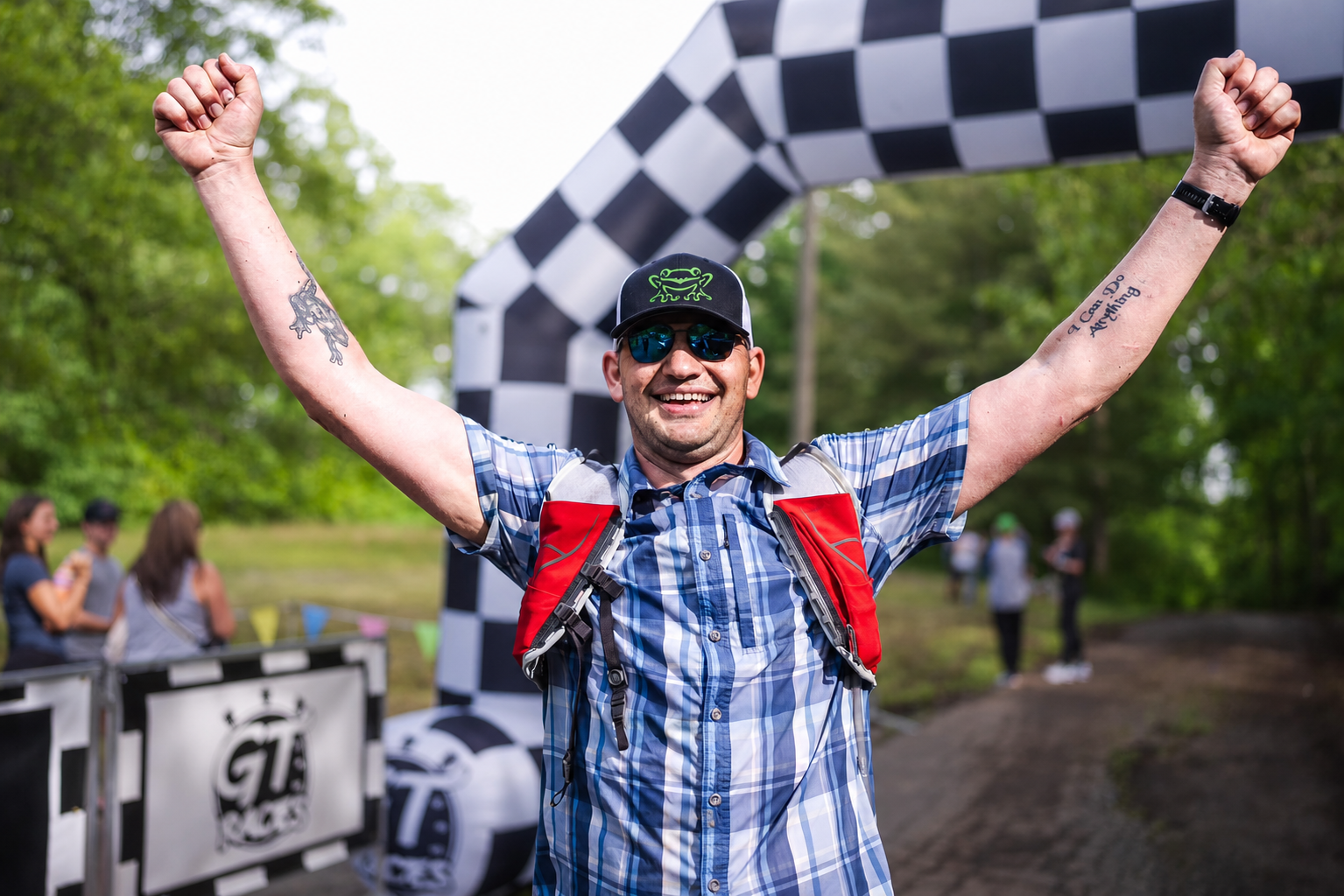 Jeffrey Lambert-Shemo, ATC crossing the finish line