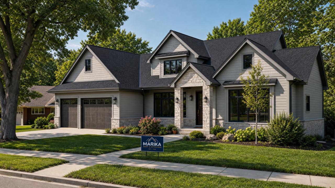 Marika Roof & Exteriors — Completed Job